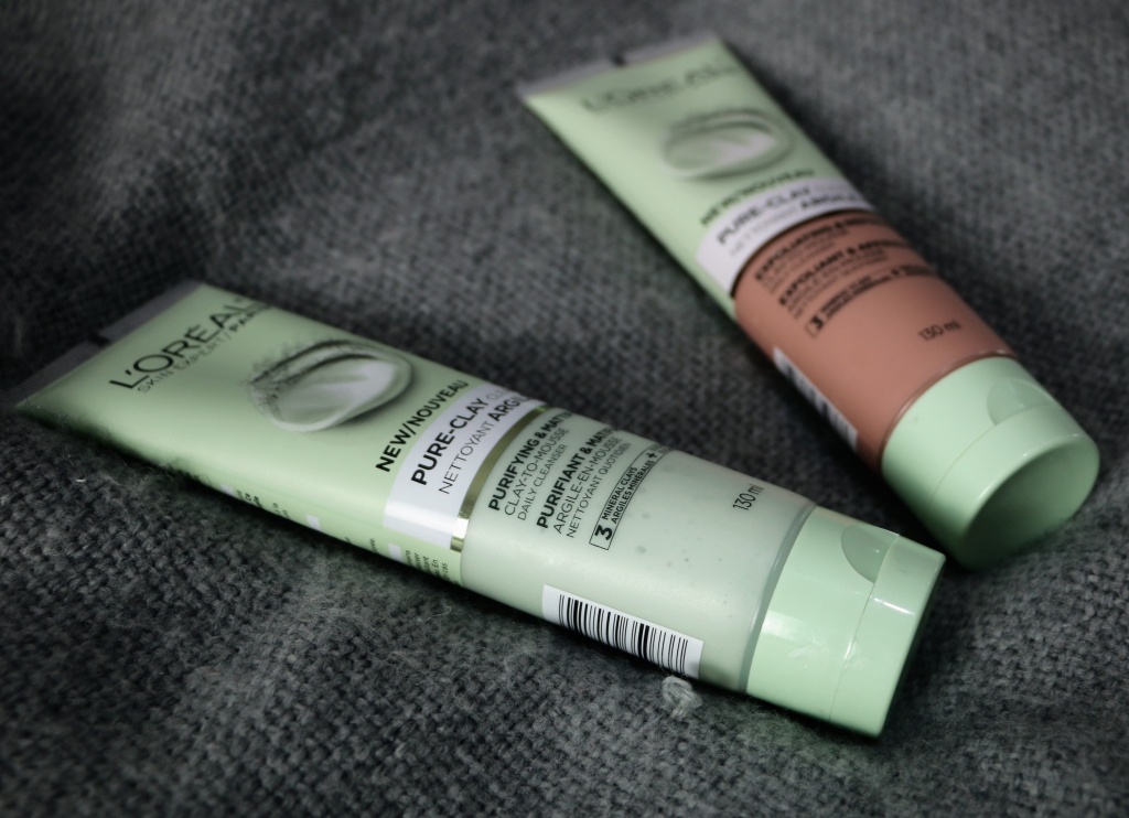 Máscara Detox Argila Pura L''ORÉAL - ALGAS VERMELHAS &  EXTRATO DE EUCALIPTO