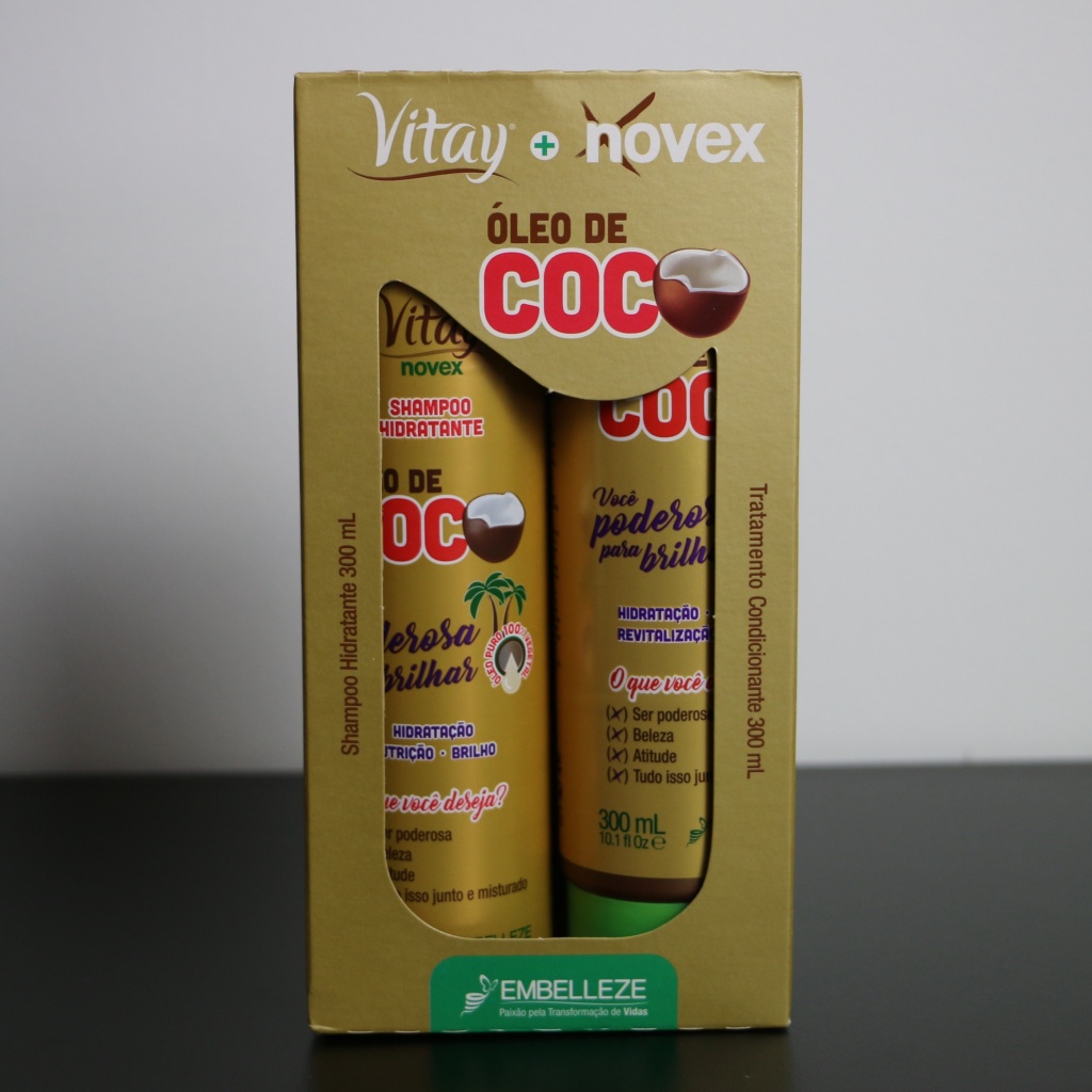 NOVEX ÓLEO DE COCO - SHAMPOO E CONDICIONADOR