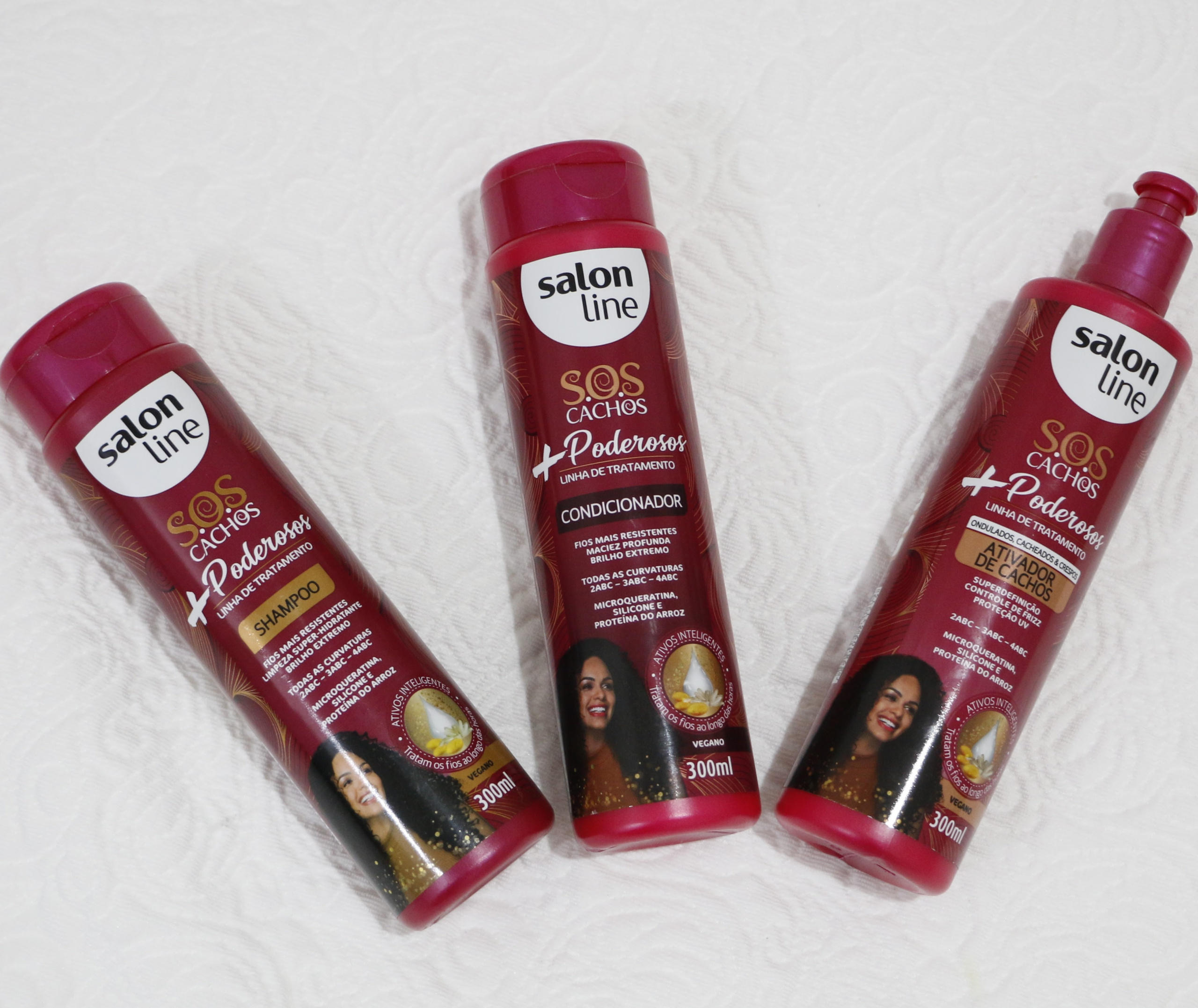 Kit SOS Cachos + Poderosos com Ativador de cachos Salon Line