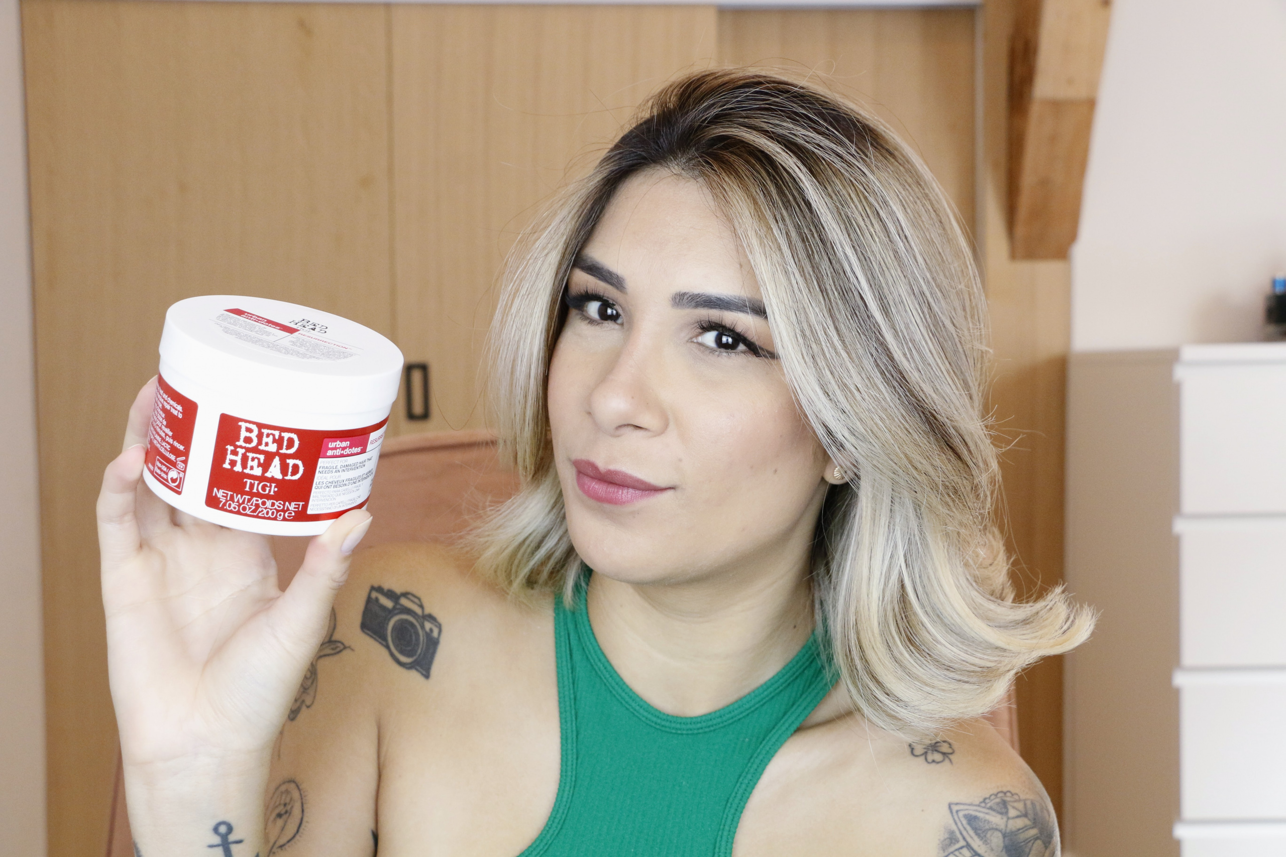 TIGI BED HEAD RESURRECTION 3  MÁSCARA DE RECONSTRUÇÃO