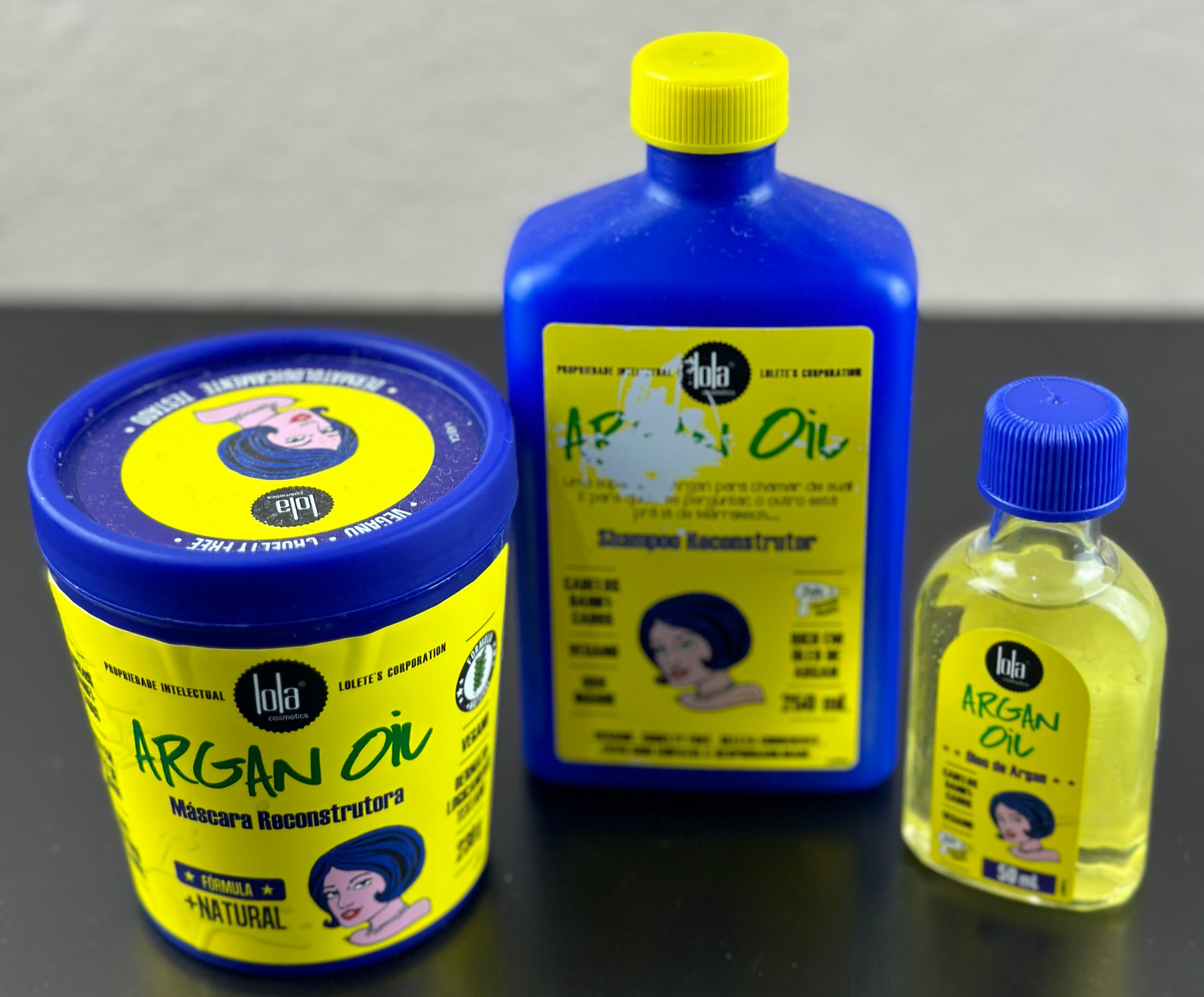 LOLA COSMETICS KIT ARGAN OIL  RECONSTRUÇÃO CAPILAR