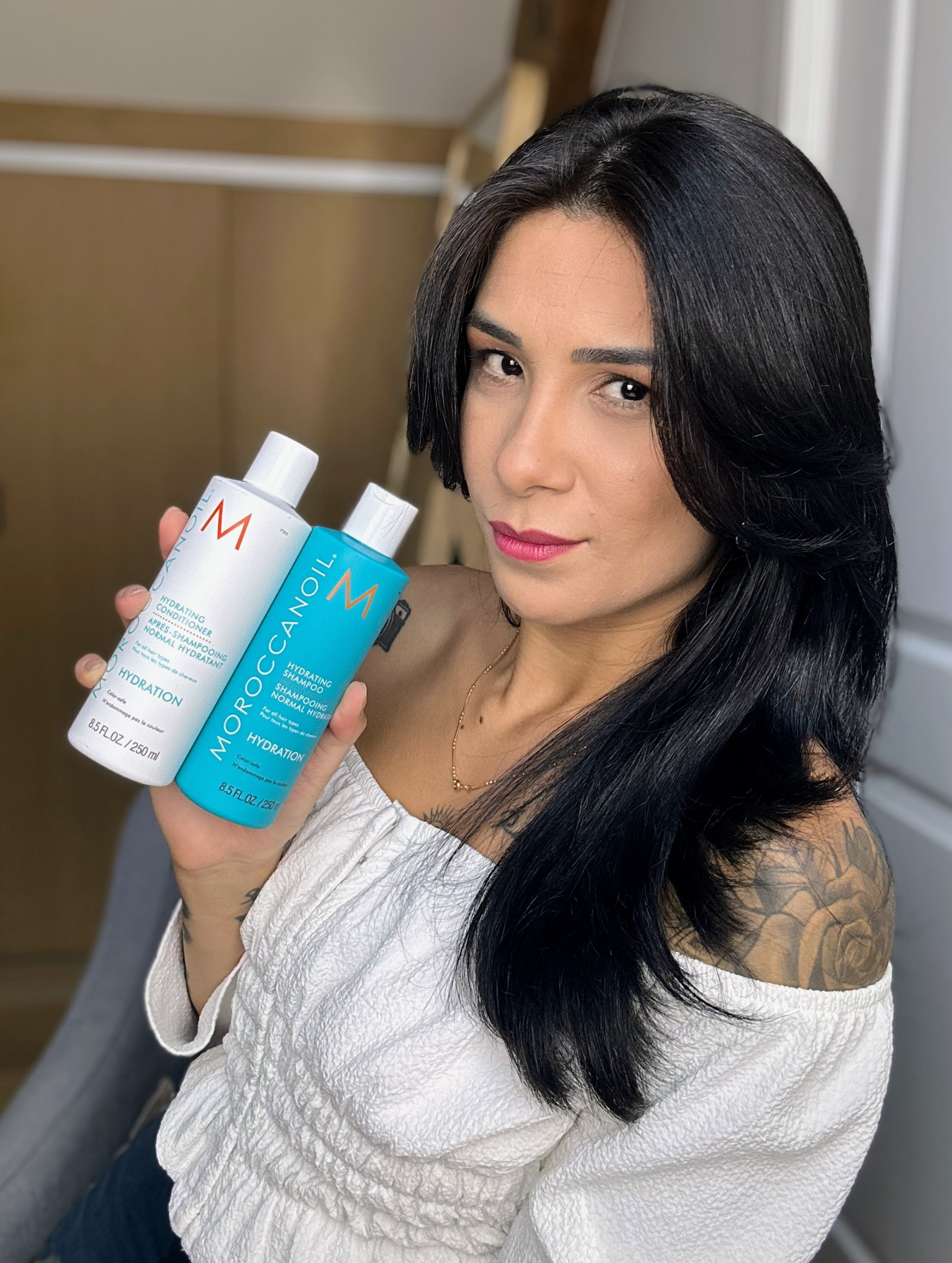 SHAMPOO E CONDICIONADOR HIDRATANTE MOROCCANOIL