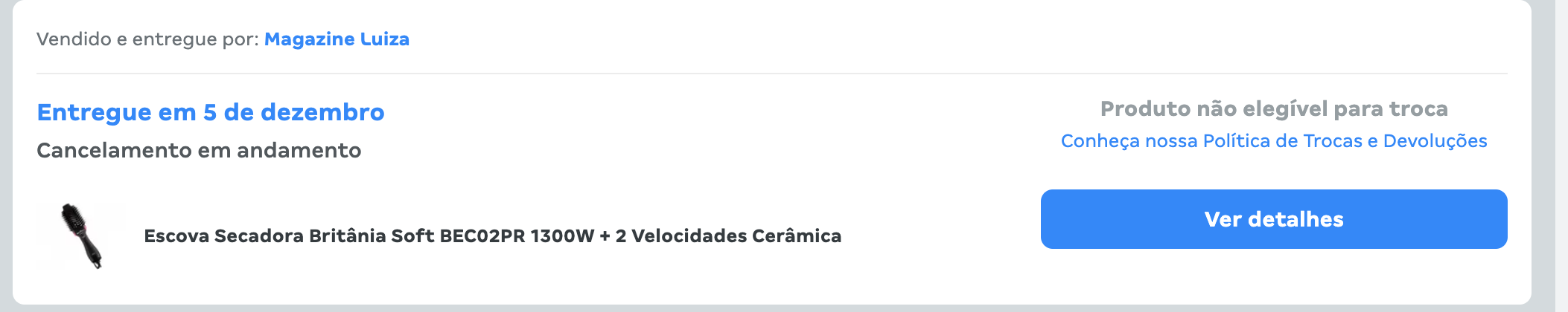 ESCOVA SECADORA FALSIFICADA BRITÂNIA Soft BEC02PR