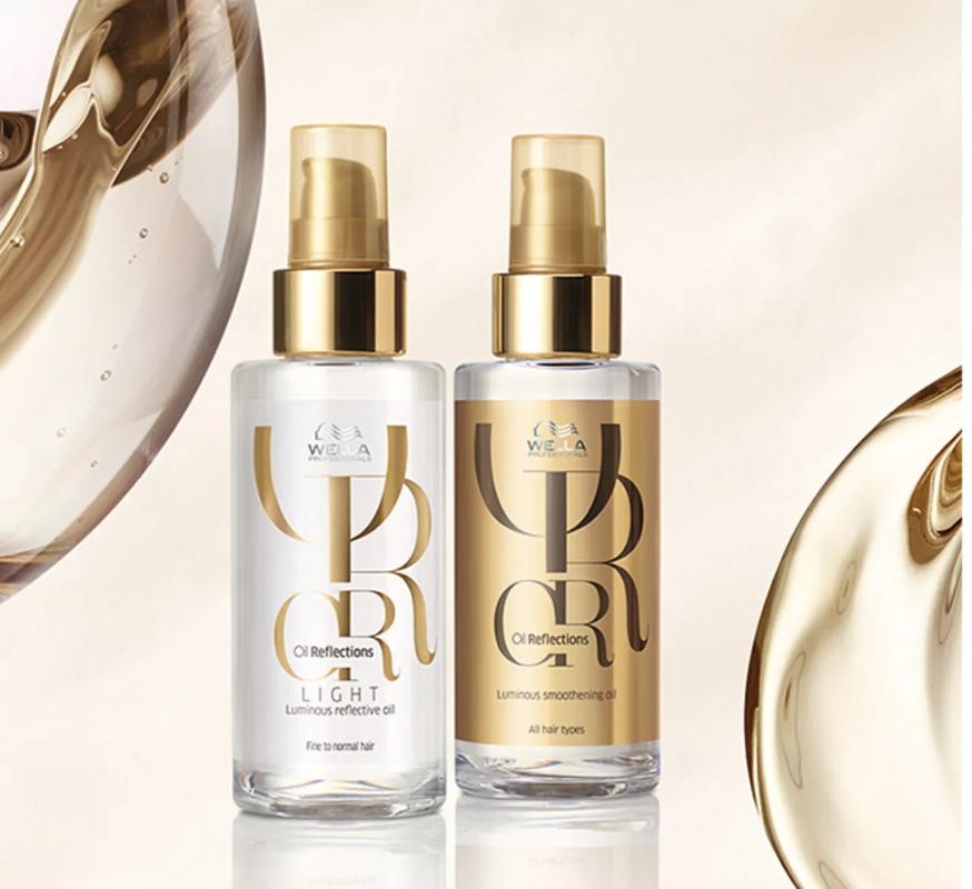 WELLA OIL REFELCTIONS SHAMPOO, CONDICIONADOR E MÁSCARA